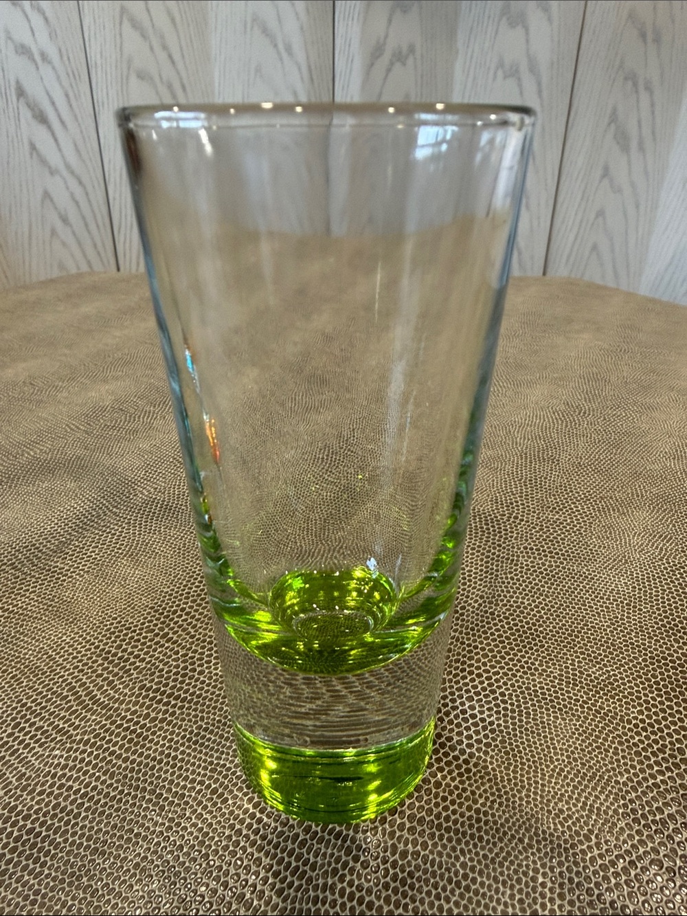 Vintage Colored Base Clear Shot Glasses - Set of 4 - Picture 6 of 16